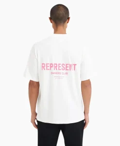 Heren Represent T-Shirts*T-Shirt Owners Club Off White