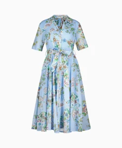 Dames Riani Jurken*Jurk 346690-4129 Blauw Dessin