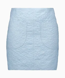 Dames Róhe Rokken*Rohe Minirok Short Jacquard Skirt Blauw