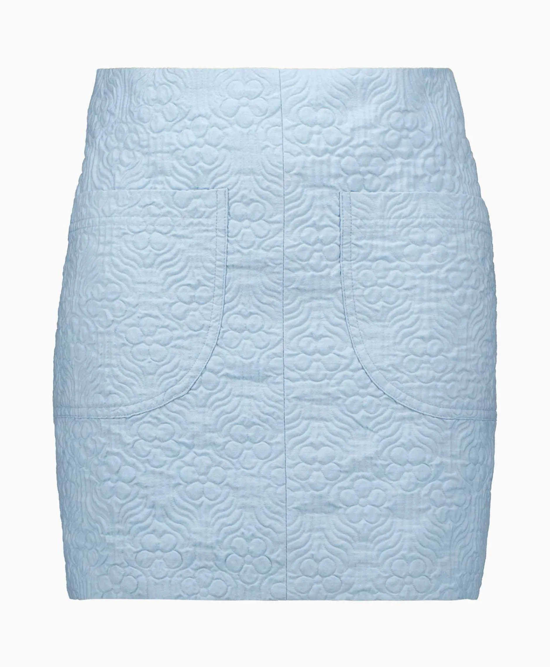 Dames Róhe Rokken*Rohe Minirok Short Jacquard Skirt Blauw