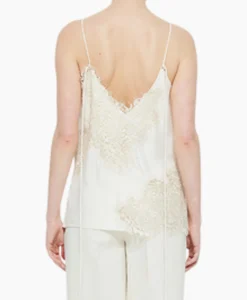 Dames Róhe T-Shirts & Tops*Rohe Top Lace Camisole Ecru