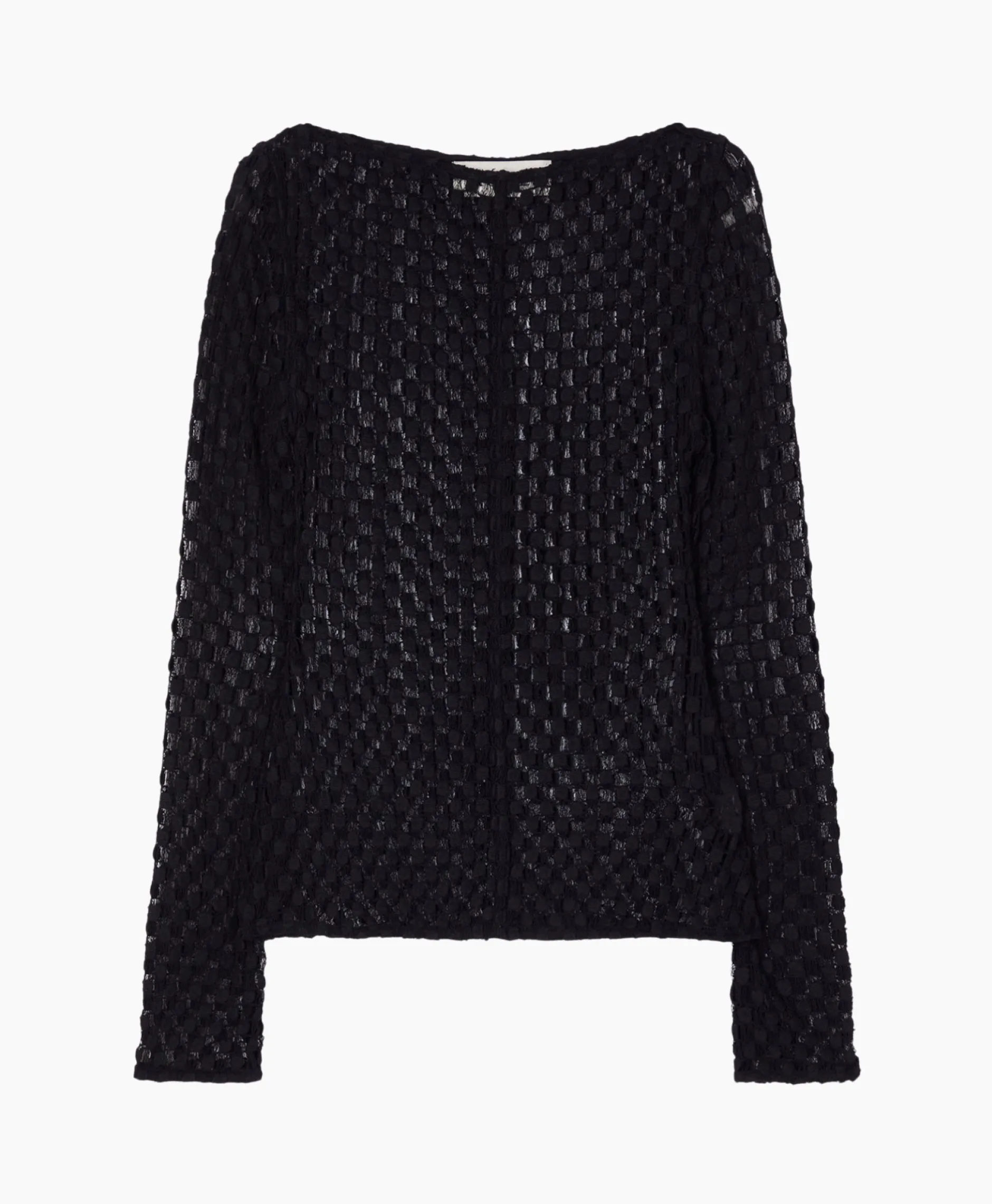 Dames Róhe T-Shirts & Tops*Rohe Top Lace Zwart