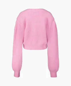 Dames Rotate Vesten*Vest Knit Cropped Pink