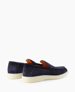 Heren Santoni Instappers*Loafer Botanist-A-Gex Blauw