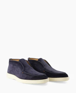 Heren Santoni Instappers*Loafer Digits-D-Gex Blauw
