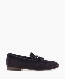 Heren Santoni Instappers*Loafer Doodling-Rvr Donker Blauw