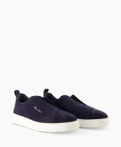 Heren Santoni Sneakers*Sneaker Victor-Seyu60 Blauw
