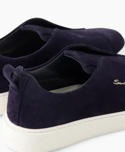 Heren Santoni Sneakers*Sneaker Victor-Seyu60 Blauw