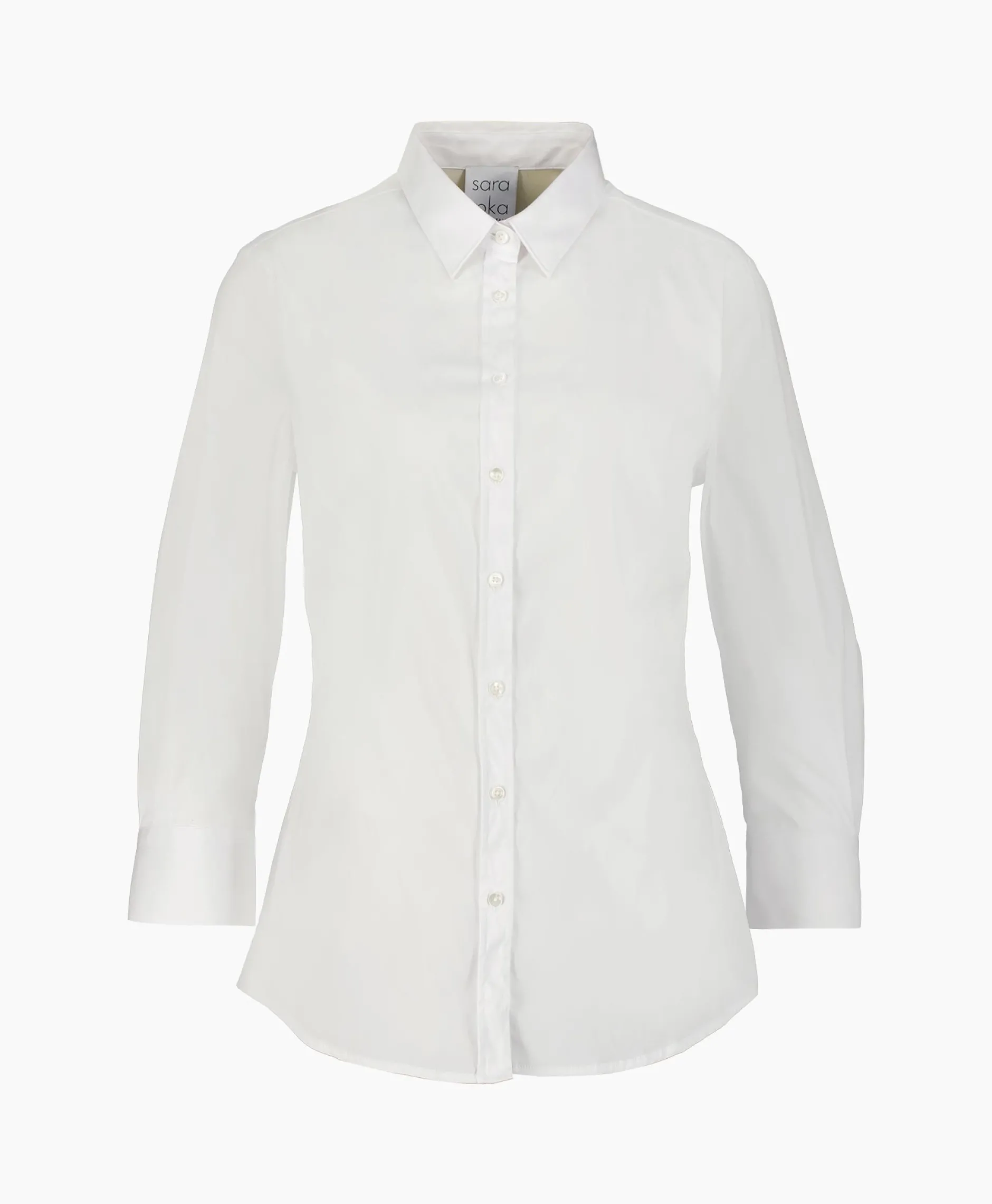 Dames Sara Roka Blouses*Blouse Marina Wit