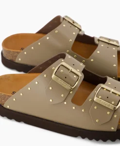 Dames Scholl Iconic Sandalen*Sandaal F306131062 Taupe