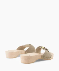 Dames Scholl Iconic Sandalen*Sandaal Pescura Heel Beige