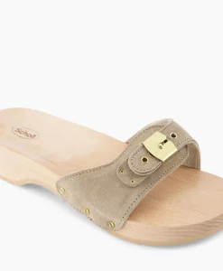 Dames Scholl Iconic Sandalen*Sandaal Pescura Heel Beige