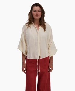 Dames Sea Me Happy Blouses*Blouse Balloon Resort Beige