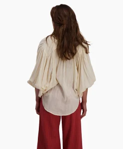 Dames Sea Me Happy Blouses*Blouse Balloon Resort Beige