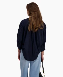 Dames Sea Me Happy Blouses*Blouse Balloon Donker Blauw