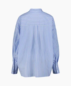 Dames Sea Me Happy Blouses*Blouse Penelope Poplin Licht Blauw