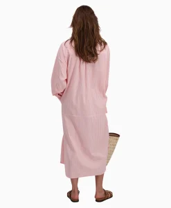 Dames Sea Me Happy Jurken*Maxi Jurk Penelope Woven Striped Rose