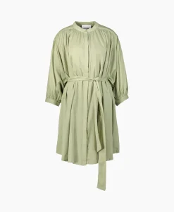 Dames Sea Me Happy Jurken*Mini Jurk Balloon Short Double Layered Licht Groen