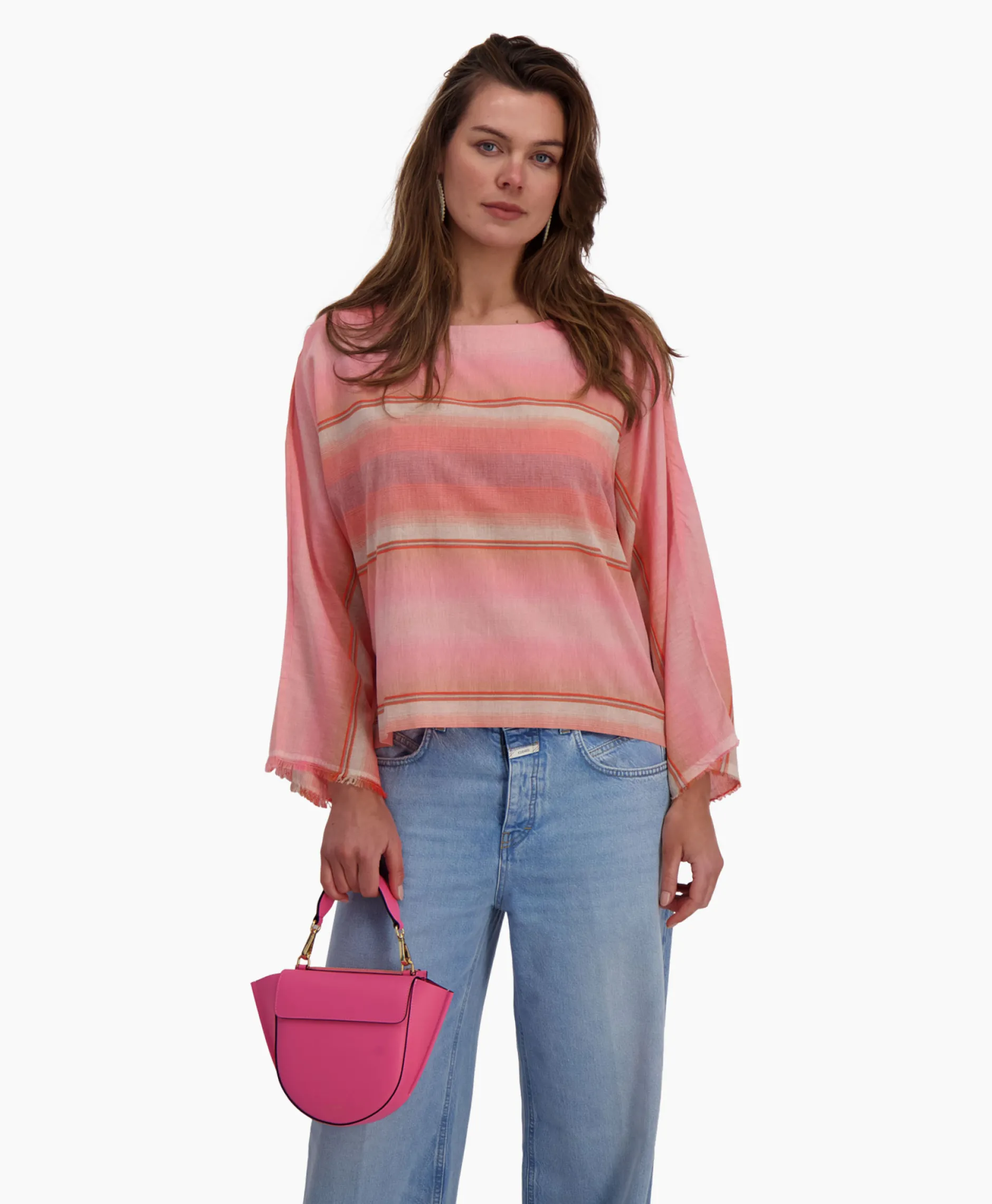 Dames Sea Me Happy T-Shirts & Tops*Top Moorea Multicolour Oranje