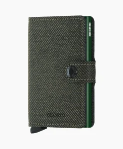 Heren Secrid Portemonnees*Portemonnee Miniwallet Twist Groen