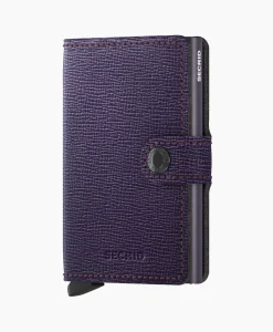 Dames Secrid Portemonnees*Portemonnee Miniwallet Crisple Midden Paars