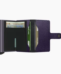 Dames Secrid Portemonnees*Portemonnee Miniwallet Crisple Midden Paars