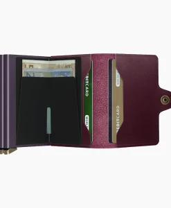 Dames Secrid Portemonnees*Portemonnee Premium Twinwallet Dusk Rood