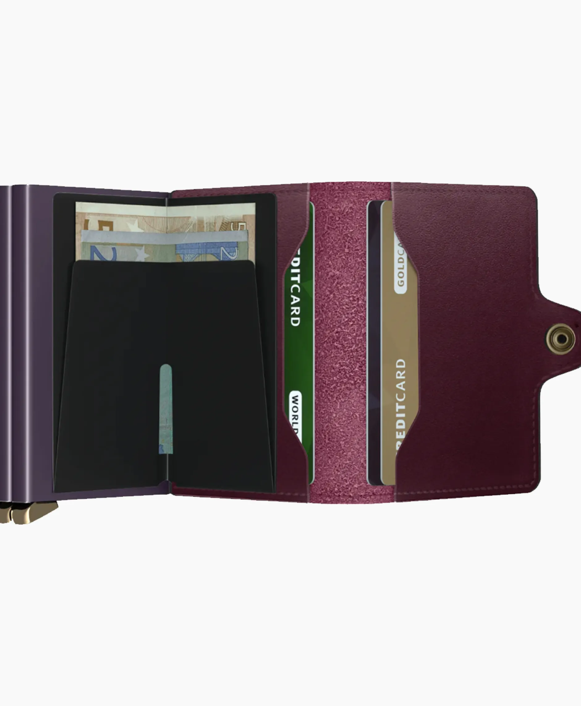 Dames Secrid Portemonnees*Portemonnee Premium Twinwallet Dusk Rood