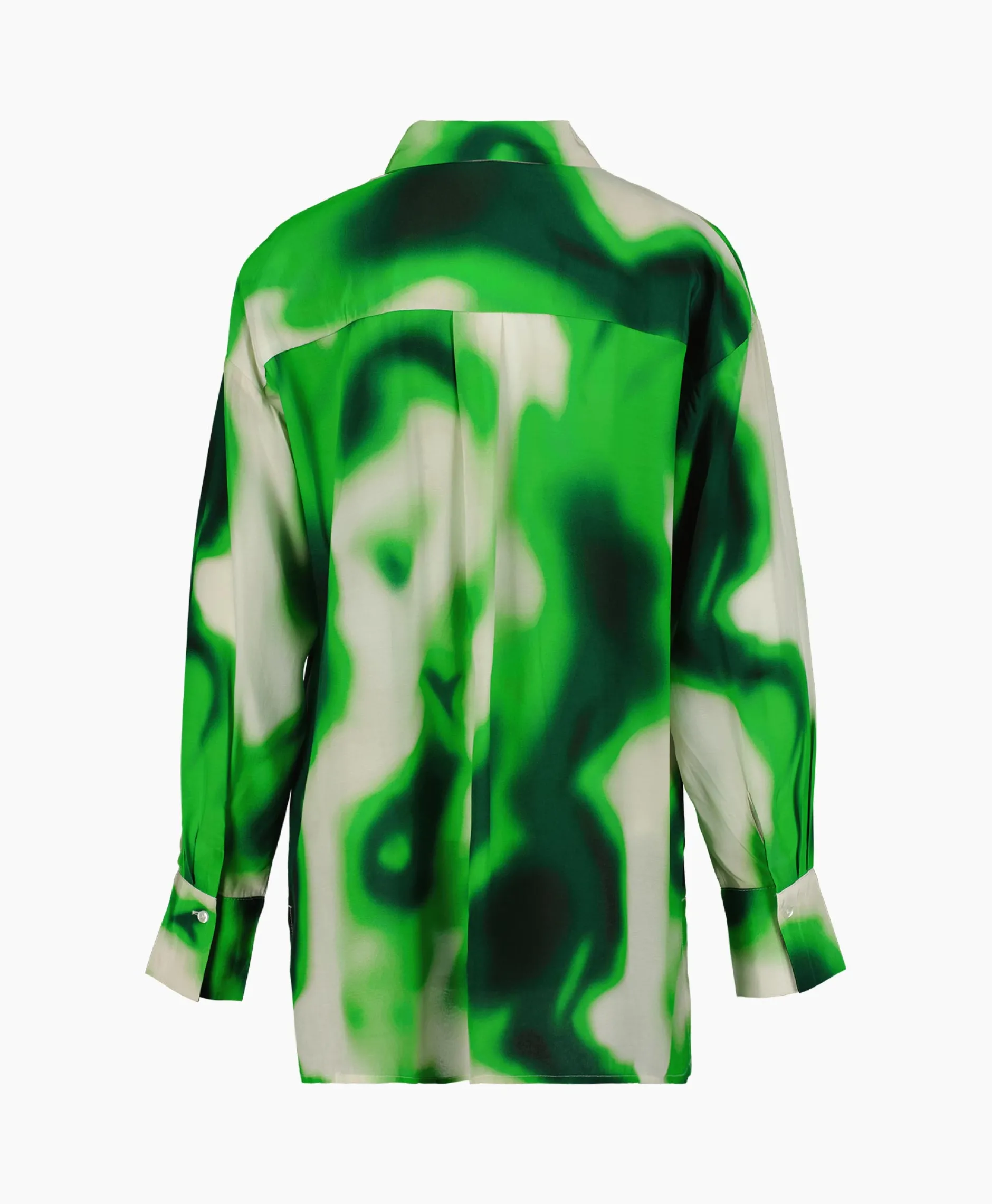 Dames Selected Femme Blouses*Blouse Claudine Ls Shirt B Groen