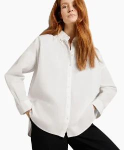Dames Selected Femme Blouses*Blouse Dina-Sanni Ls Shirt Noos Wit