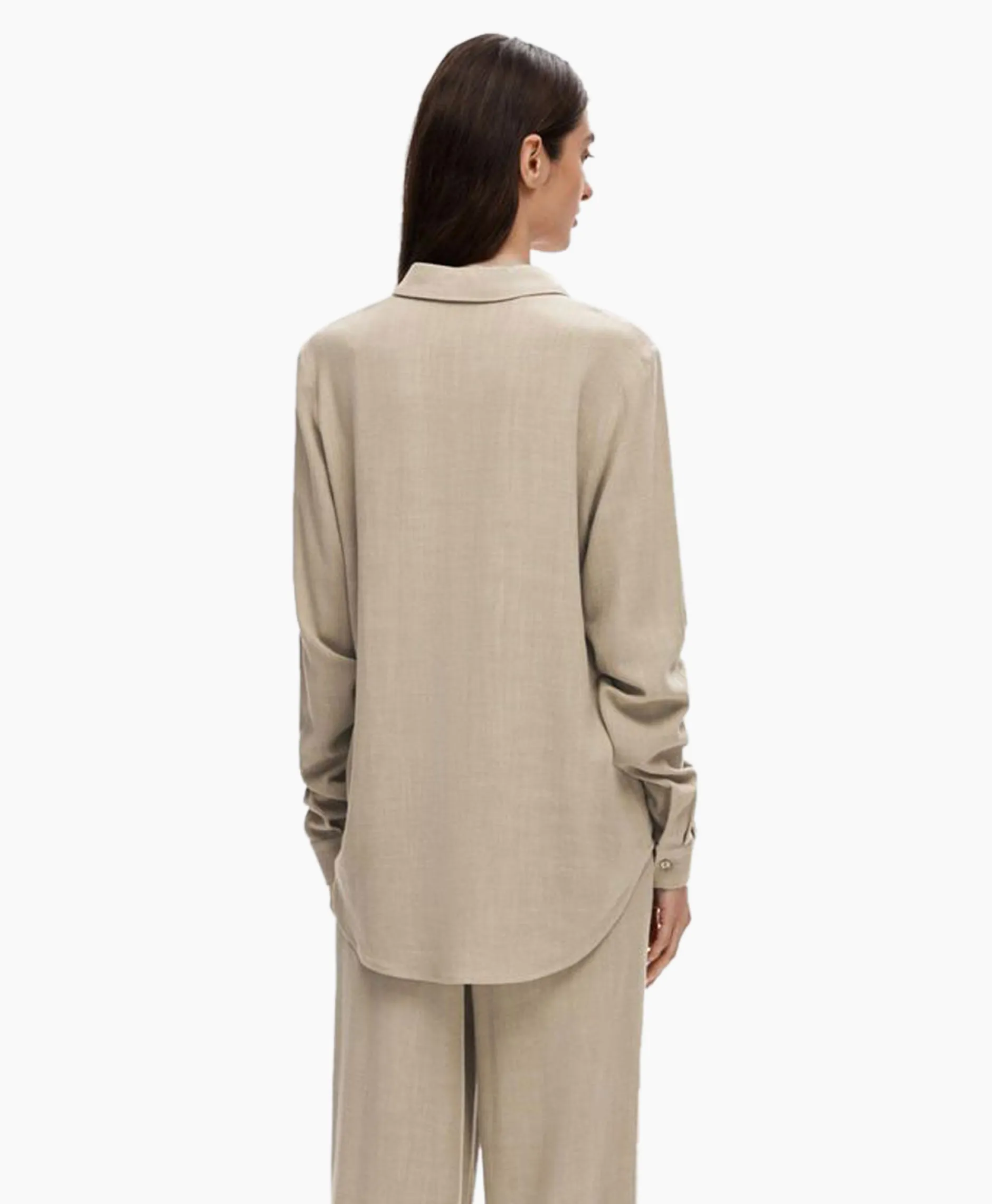 Dames Selected Femme Blouses*Blouse Viva Ls Shirt Noos Licht Grijs