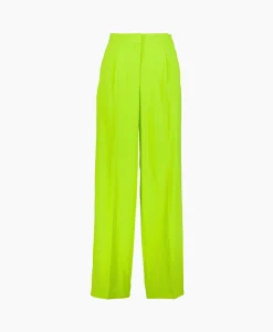 Dames Selected Femme Broeken*Pantalon Tinni Mw Wide Pant N Noos Groen