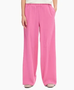 Dames Selected Femme Broeken*Pantalon Tinni-Relaxed Mw Wide Pant N Noo Roze