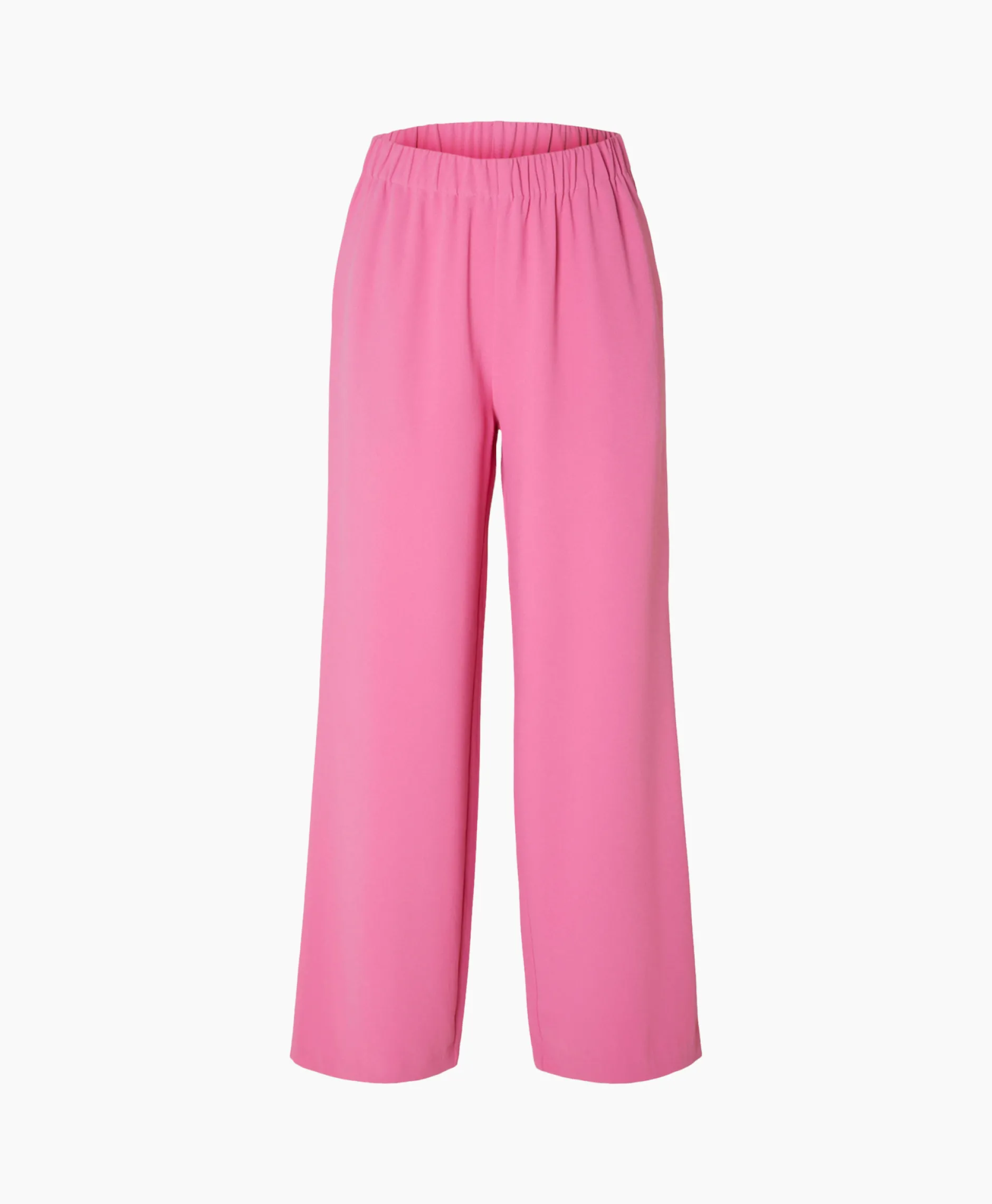 Dames Selected Femme Broeken*Pantalon Tinni-Relaxed Mw Wide Pant N Noo Roze