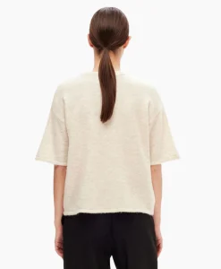 Dames Selected Femme Truien*Pullover Maline-Liliana 2/4 Knit O-Neck N Beige