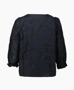 Dames Selected Femme T-Shirts & Tops*Top Cathi-Sadie 3/4 Ff Donker Blauw