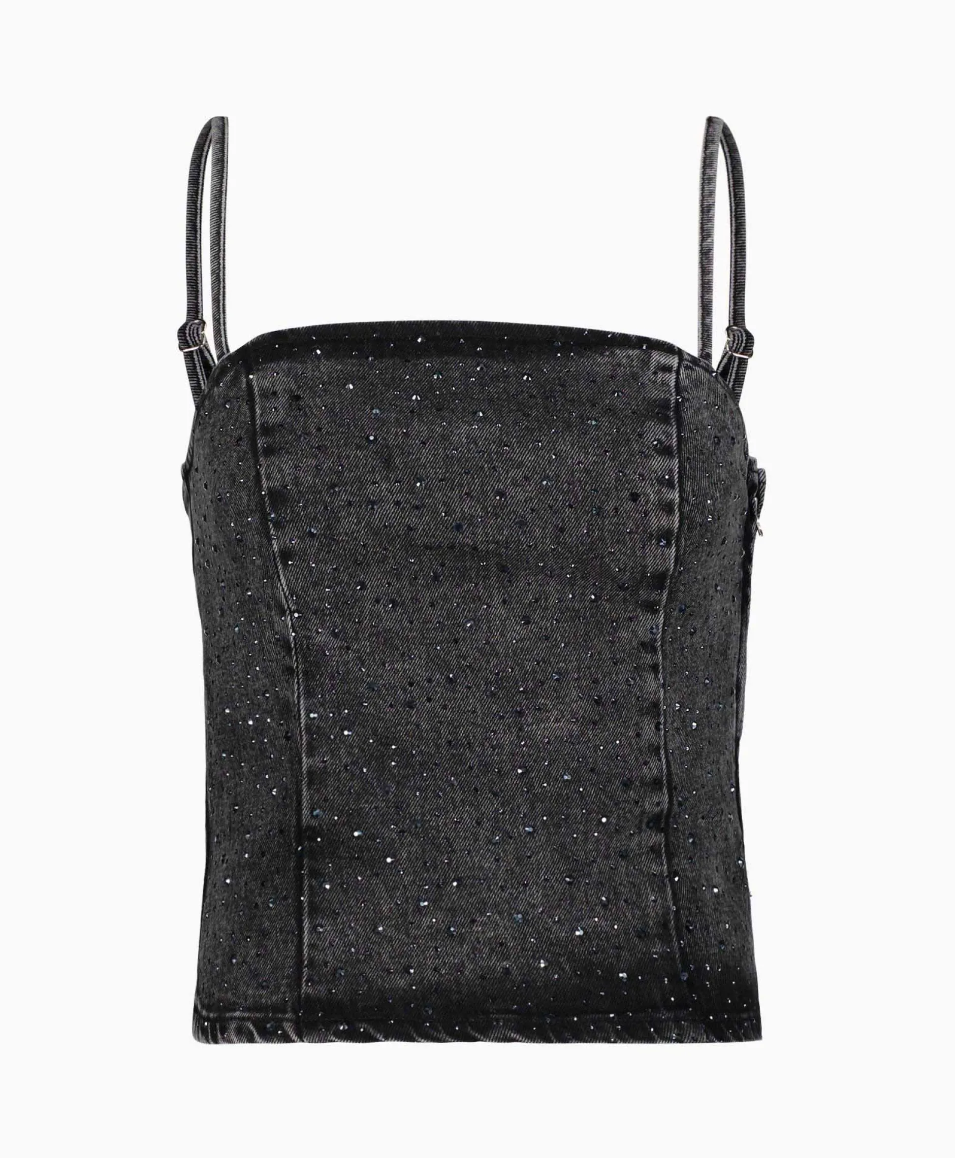 Dames Selected Femme T-Shirts & Tops*Top Doa-Dia Sl Denim Ex Grijs