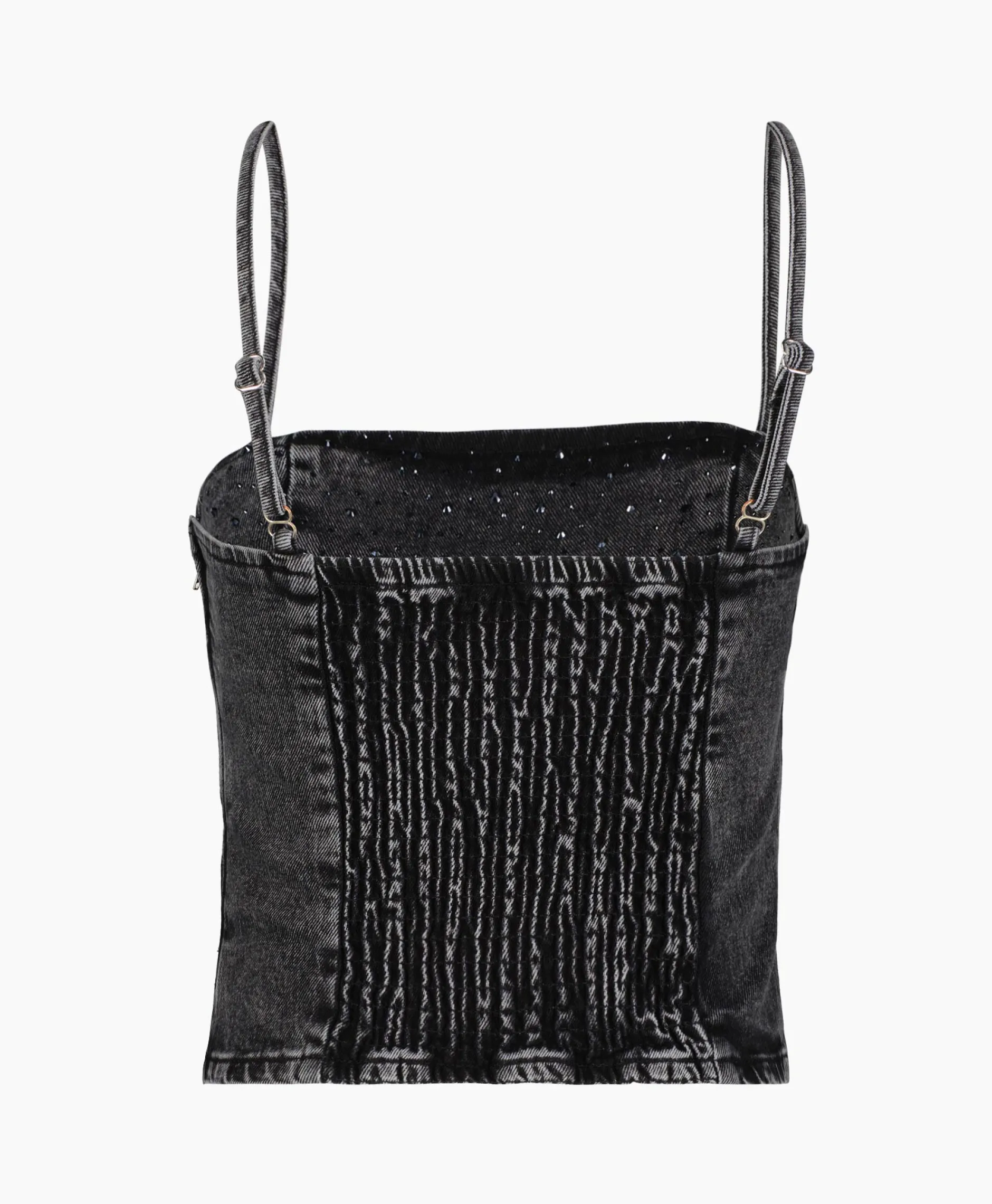 Dames Selected Femme T-Shirts & Tops*Top Doa-Dia Sl Denim Ex Grijs