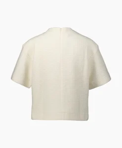 Dames Selected Femme T-Shirts & Tops*T-Shirt Korte Mouw Frankie 2/4 T-Neck Wit