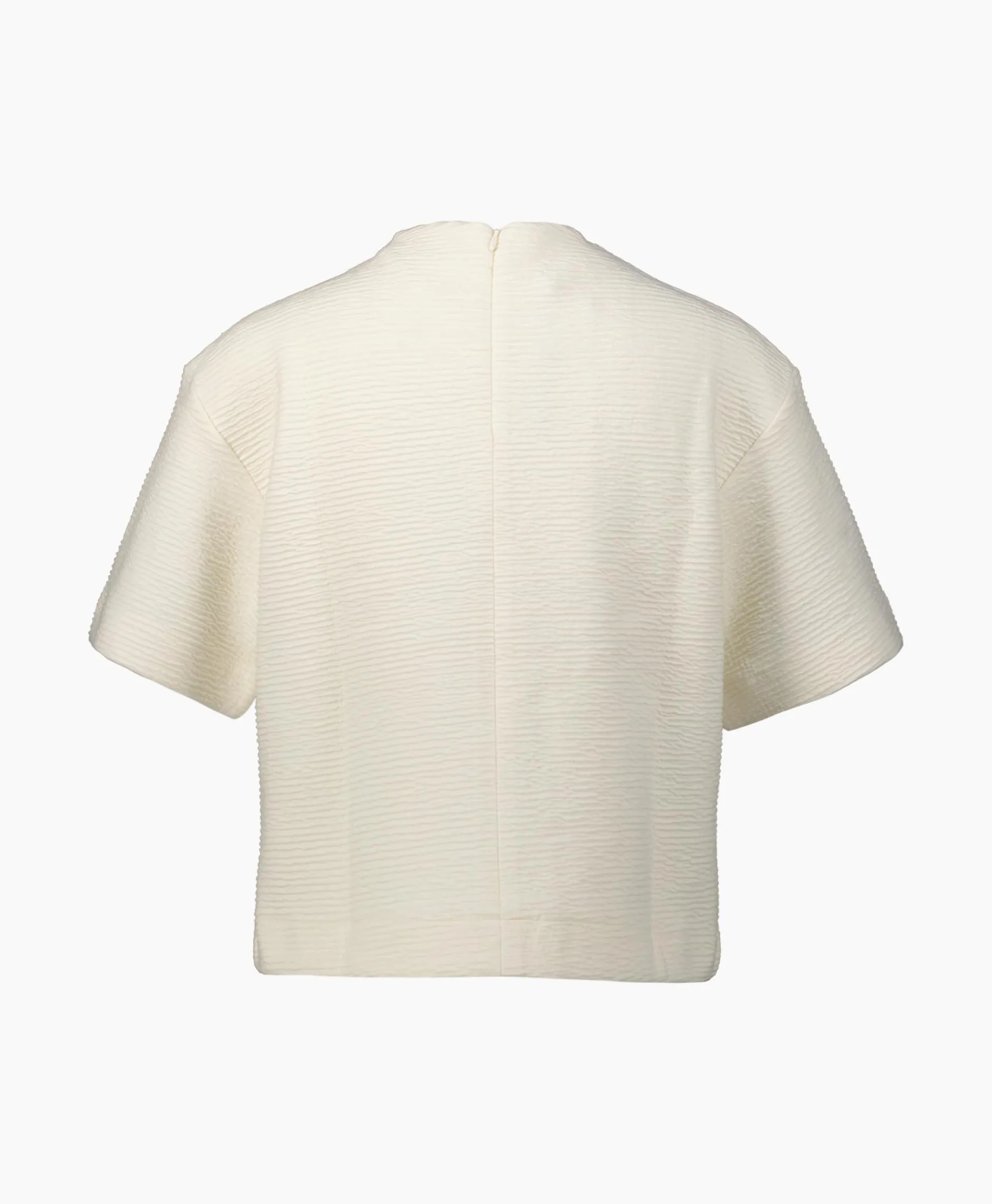 Dames Selected Femme T-Shirts & Tops*T-Shirt Korte Mouw Frankie 2/4 T-Neck Wit