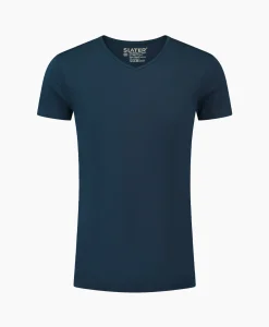 Heren Slater T-Shirts*T-Shirt 6610 Donker Blauw