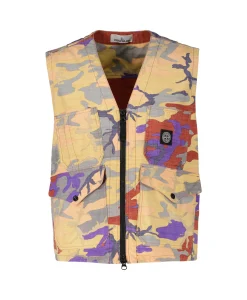 Heren Stone Island Jassen*Bodywarmer G11E7 Oranje