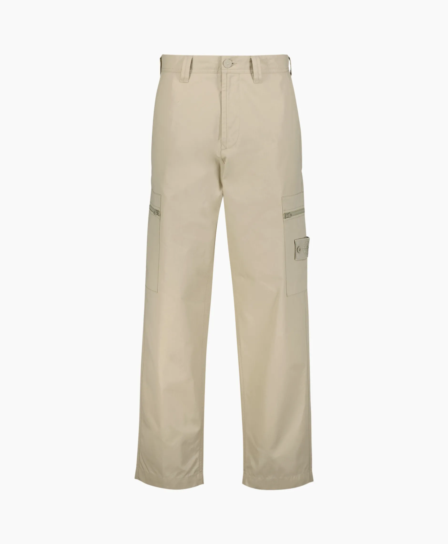 Heren Stone Island Broeken*Broek 319F1 Ghost Piece Beige