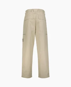 Heren Stone Island Broeken*Broek 319F1 Ghost Piece Beige