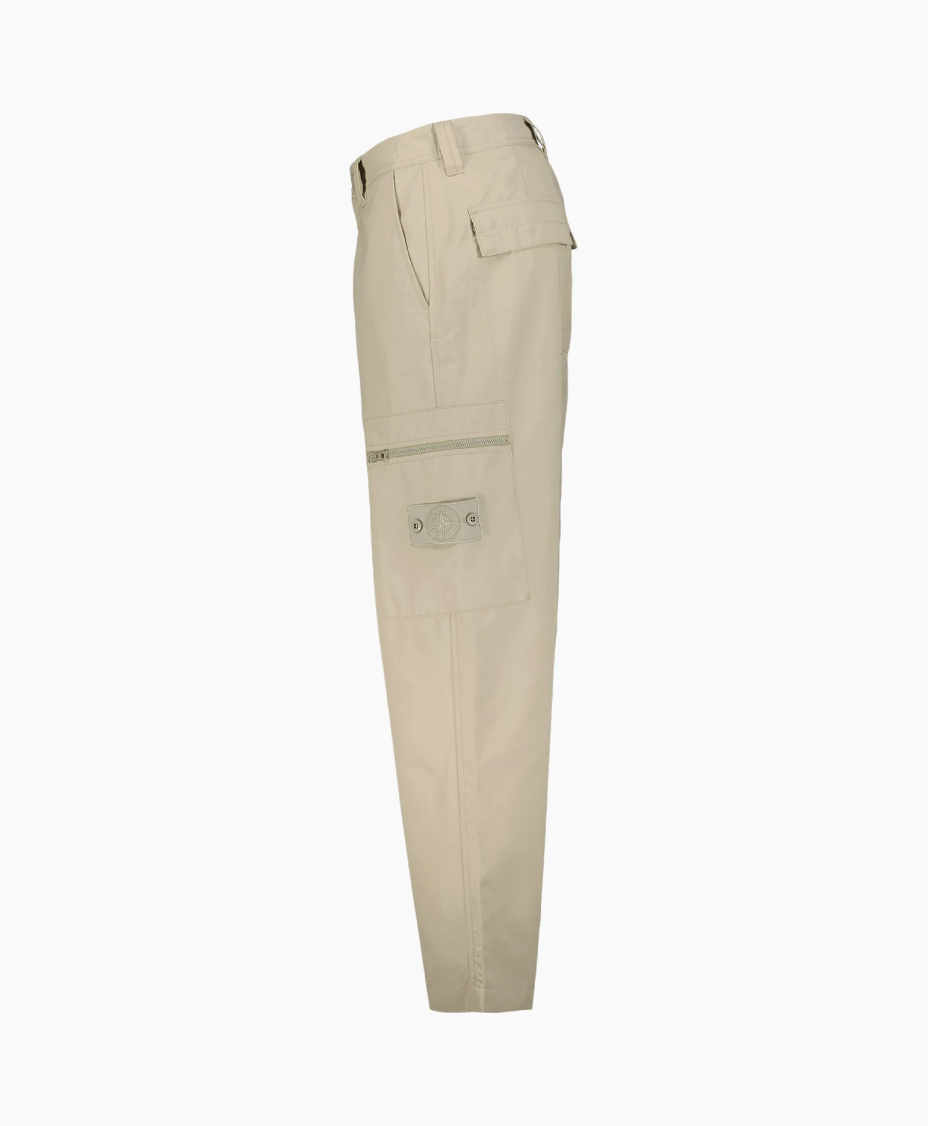 Heren Stone Island Broeken*Broek 319F1 Ghost Piece Beige