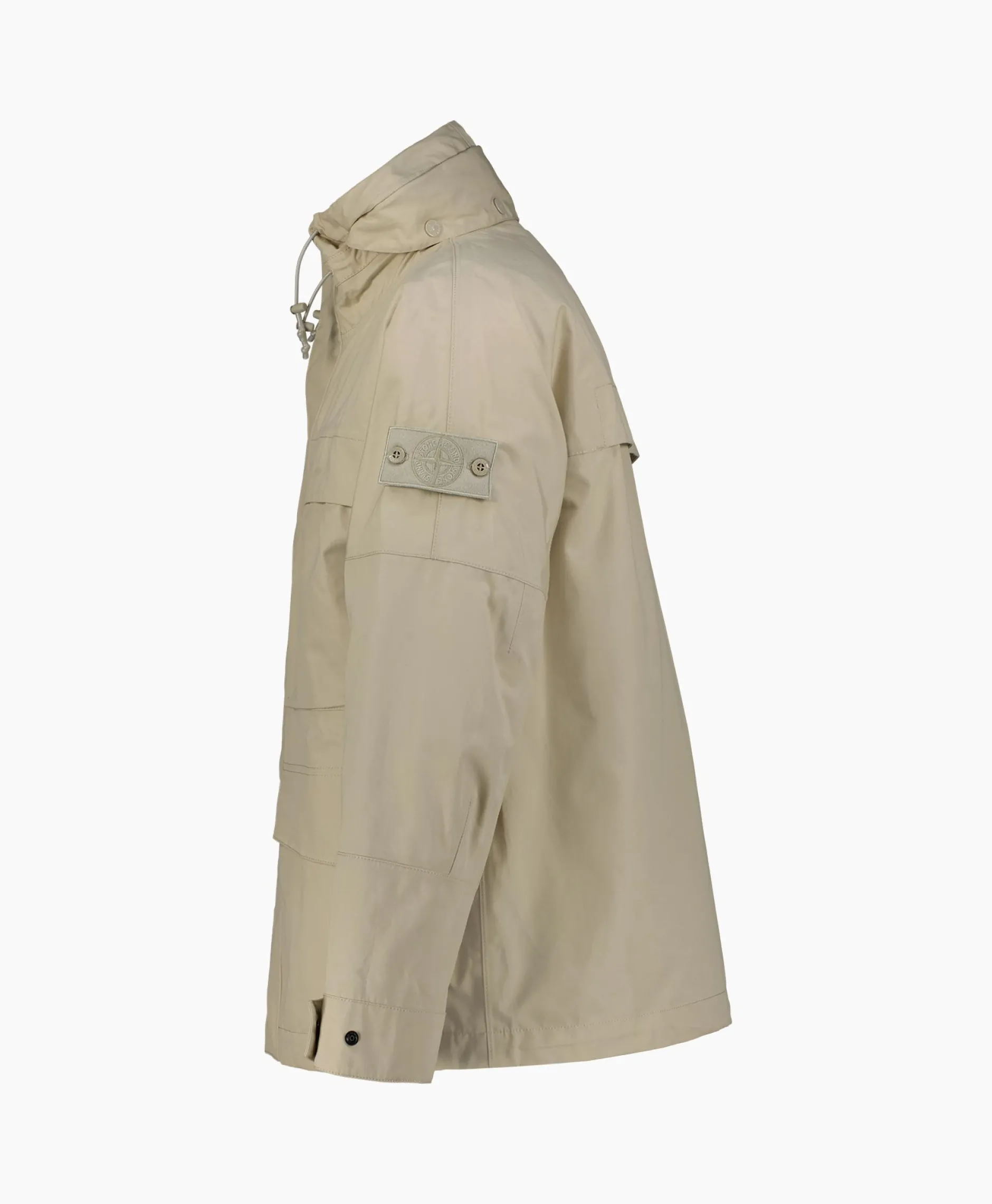 Heren Stone Island Jassen*Jack 433F1 Ghost Piece Beige