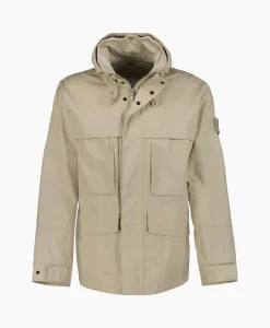 Heren Stone Island Jassen*Jack 433F1 Ghost Piece Beige
