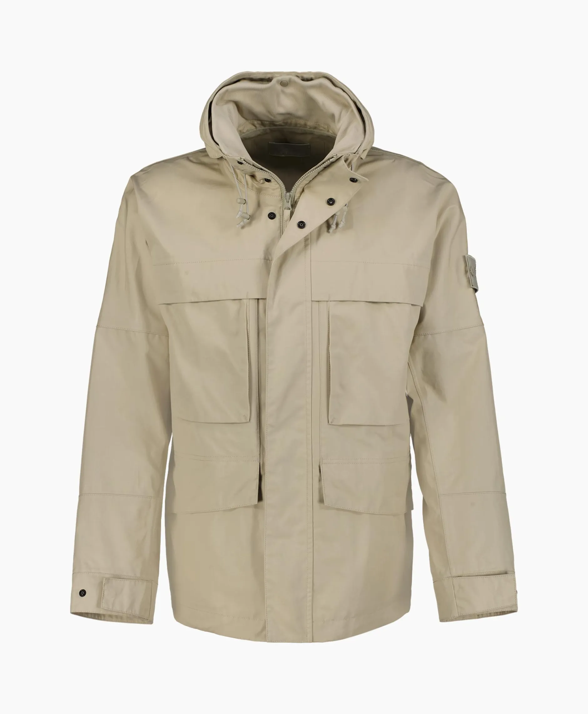 Heren Stone Island Jassen*Jack 433F1 Ghost Piece Beige