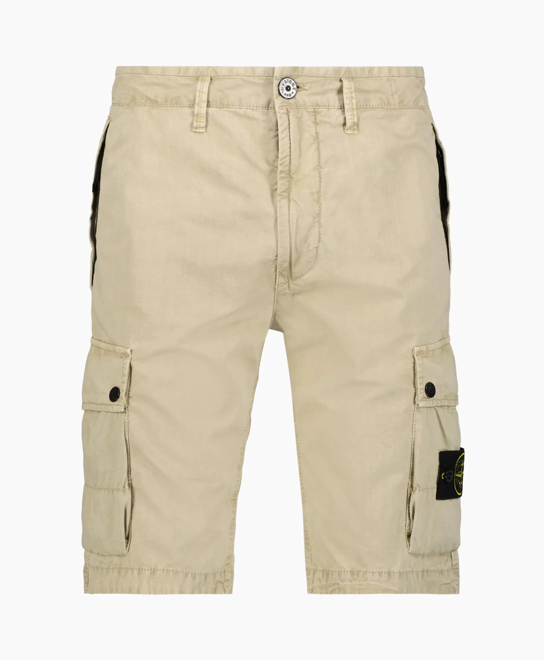 Heren Stone Island Broeken*Korte Broek L11Wa Beige