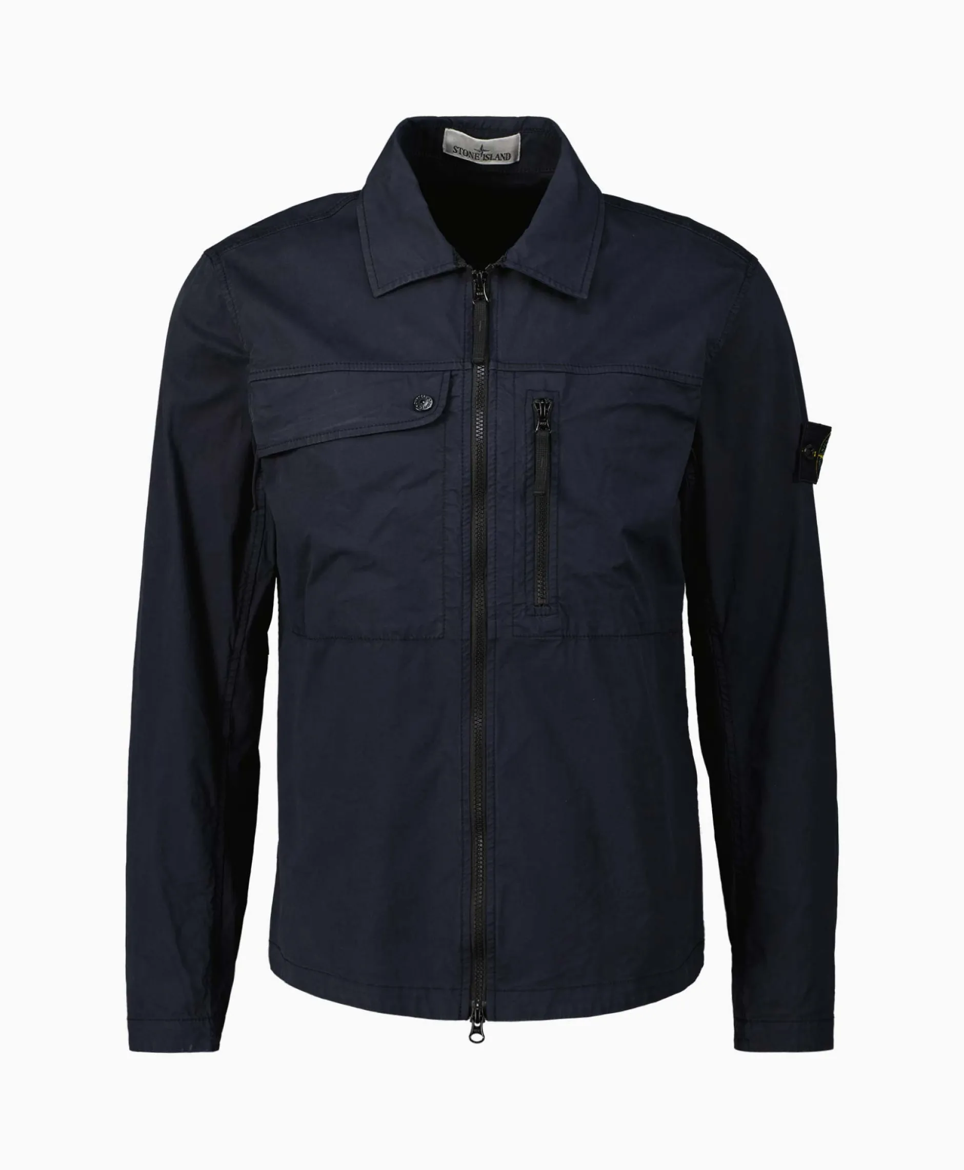 Heren Stone Island Jassen*Overshirt 10210 Donker Blauw